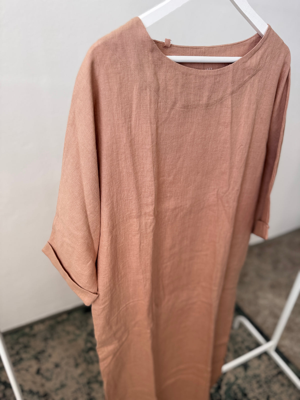OVERSIZED Women dress, powder, M/L