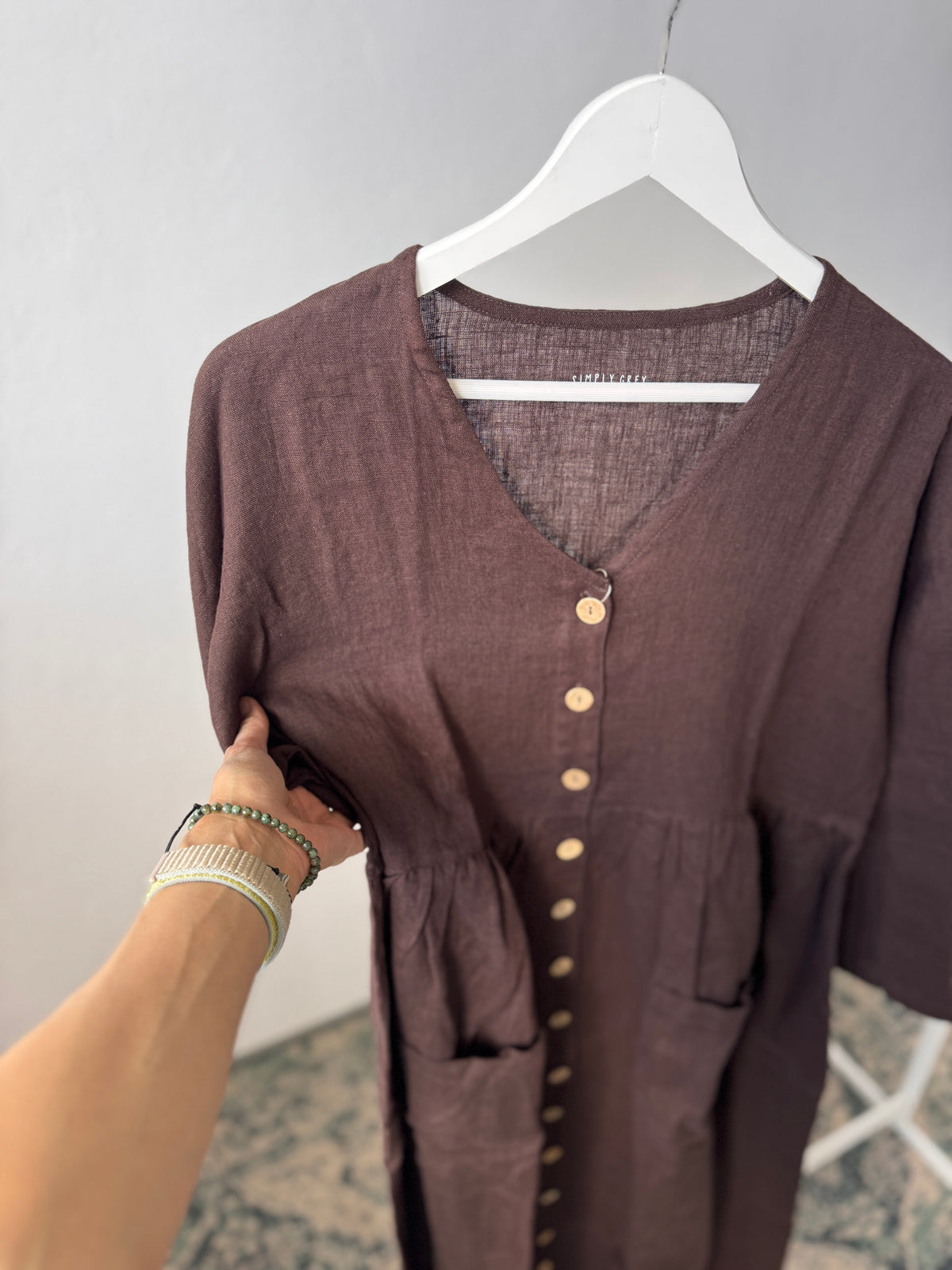 OVERSIZED V-neck long sleeve