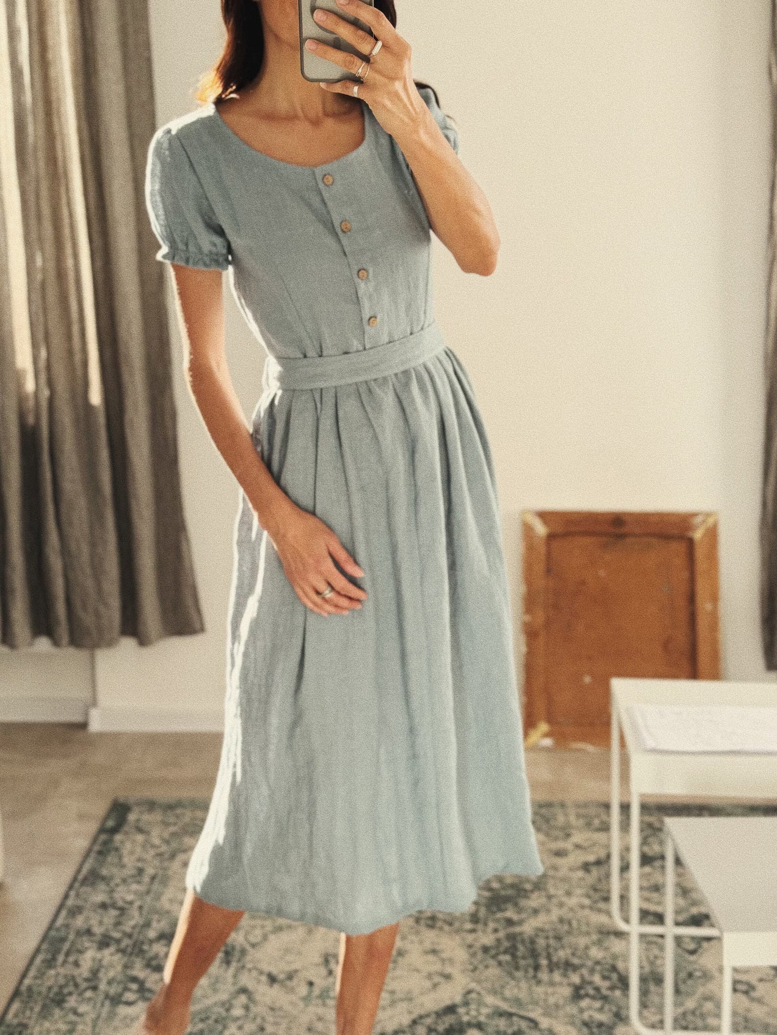 simply grey linen dress Women's Katie sale_exchange_credit 95 cm / 36 color:Hot Pink Jarlo halter neck satin