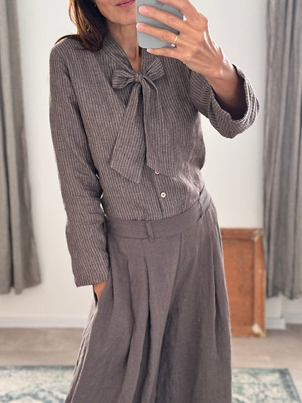Women's linen top CAROL