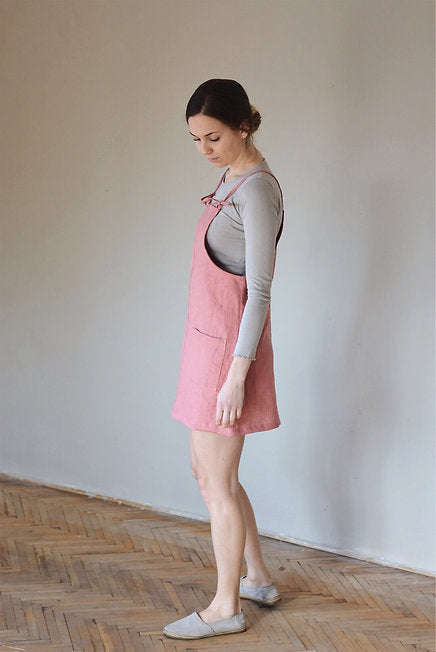 Women's linen mini dress MIA