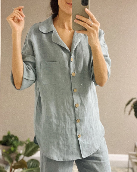 Women's linen top LILI