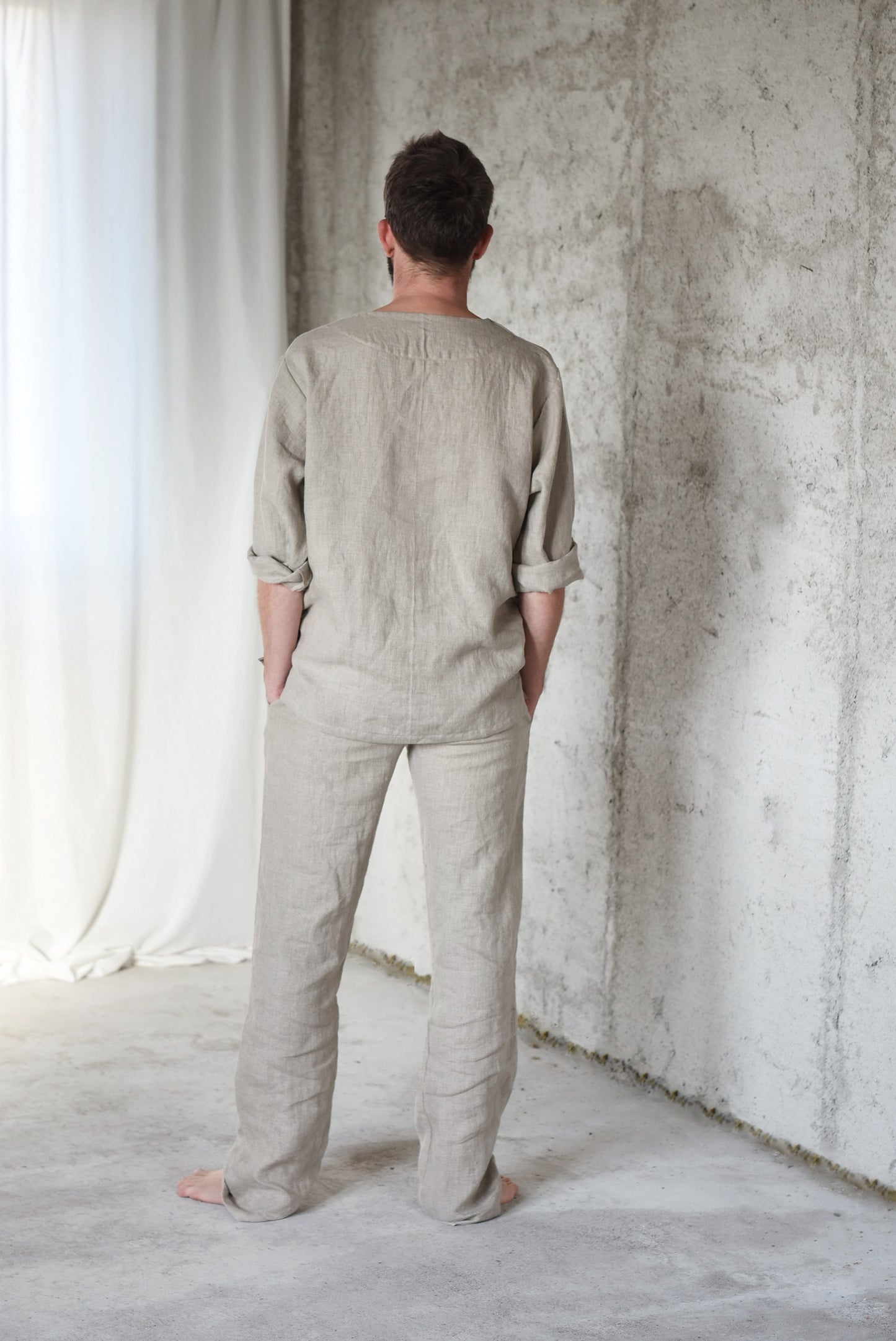 MEN'S LINEN PAJAMAS