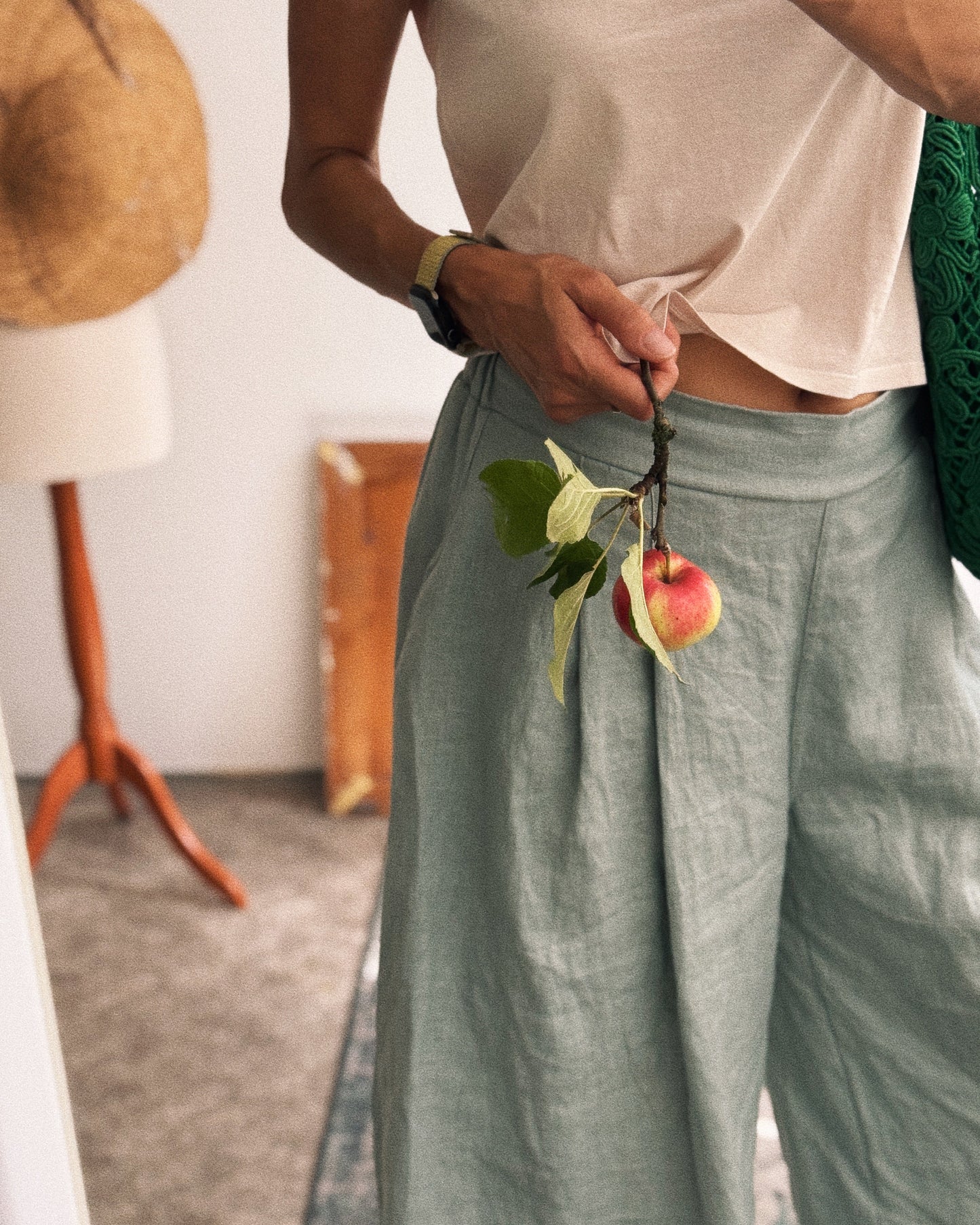 Women's linen shorts KAROLINA