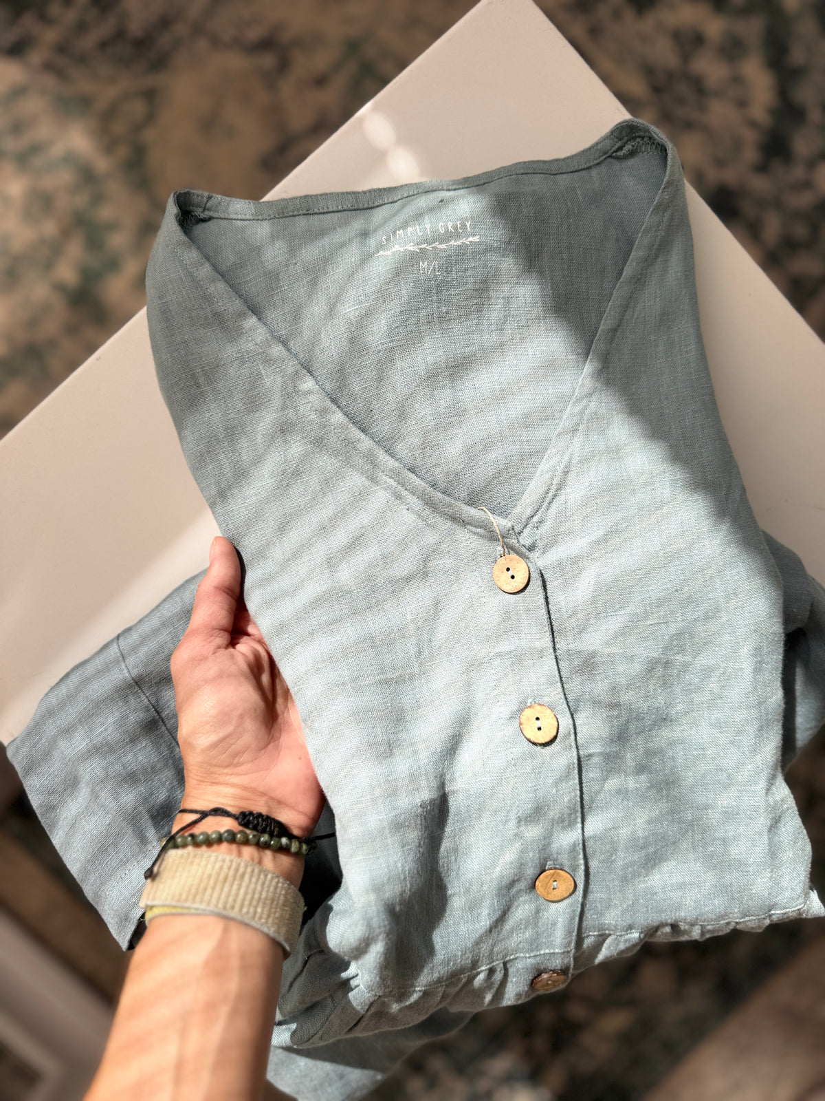 OVERSIZED V-neck dress short sleeve