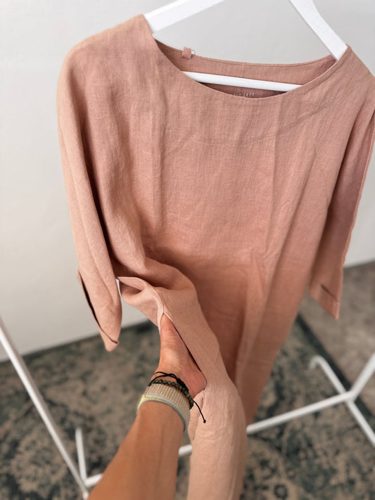 OVERSIZED Women dress, powder, M/L