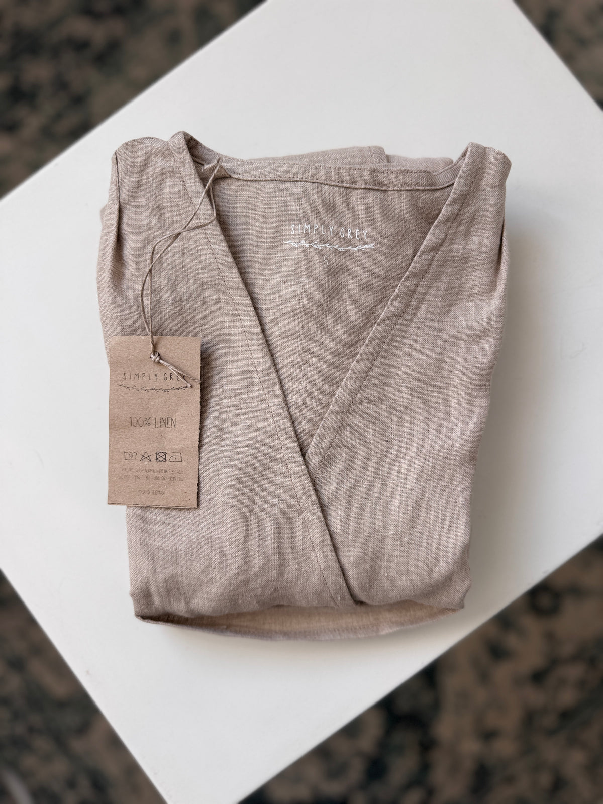 Women's linen wrap dress LARA