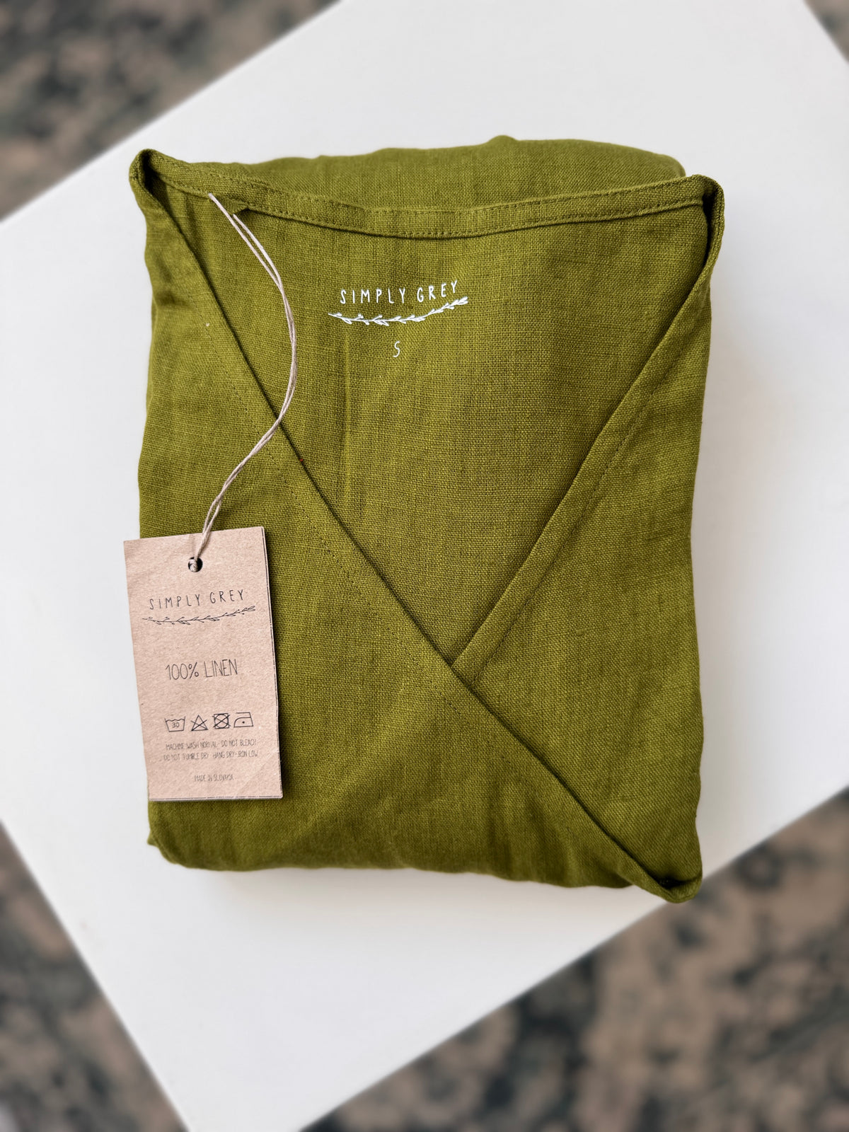 Women's linen wrap dress LARA