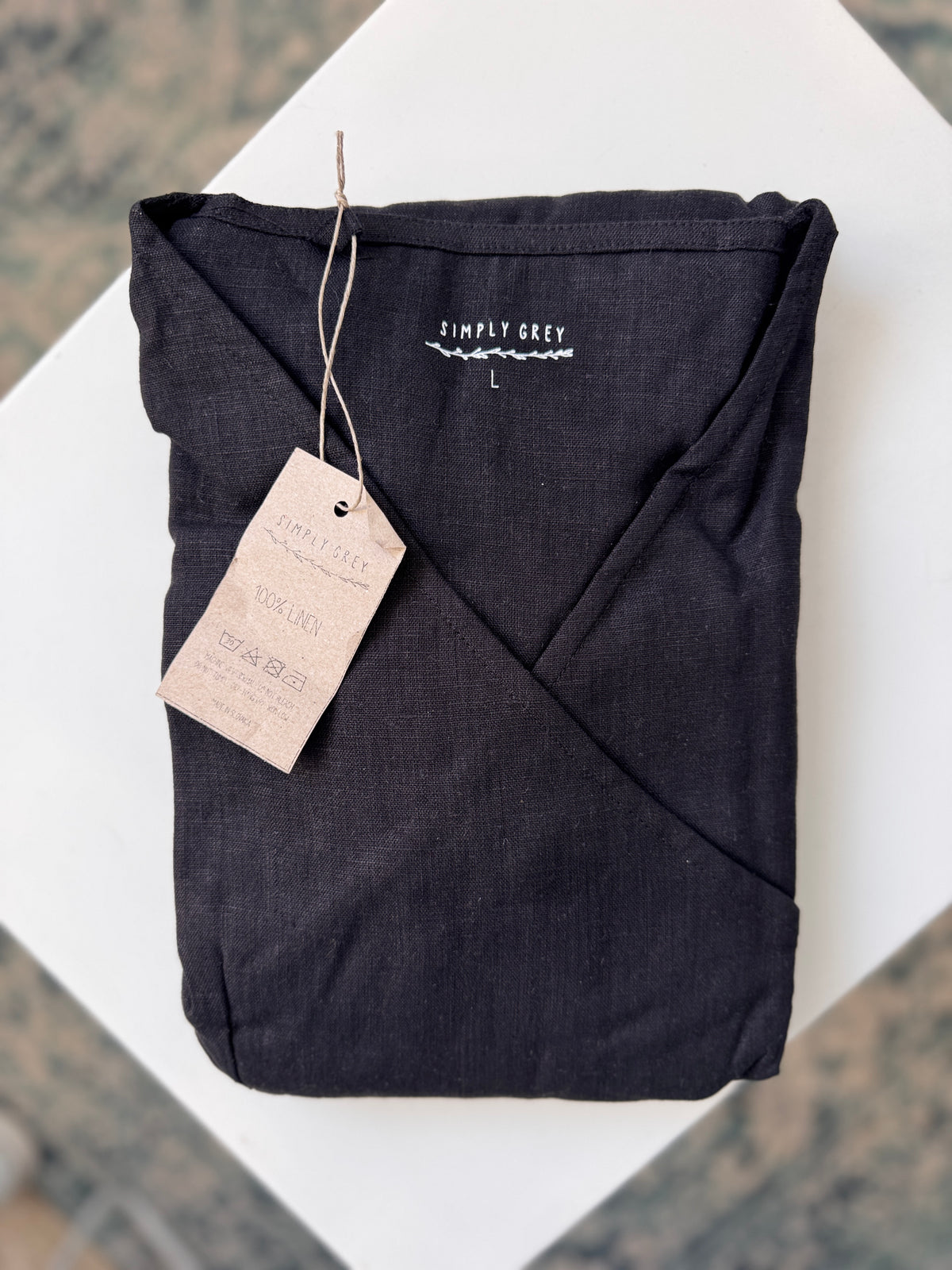 Women's linen wrap dress LARA