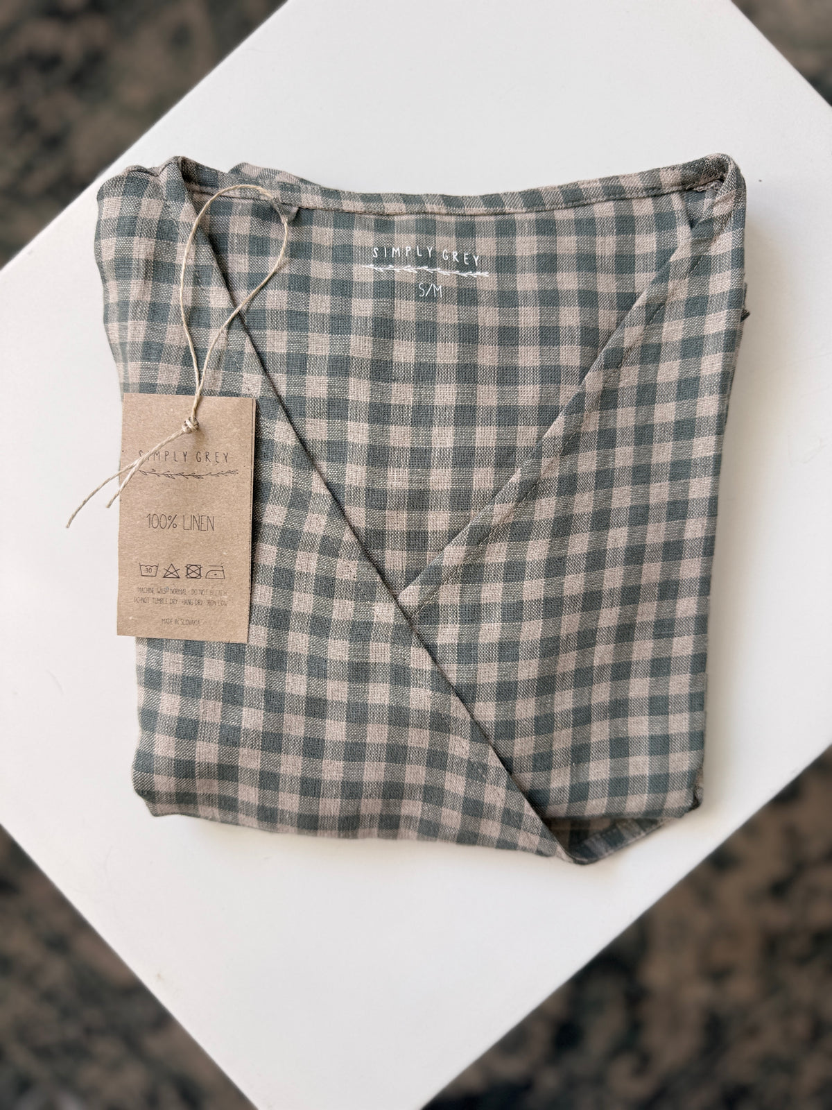 Women's linen wrap blouse LARITA