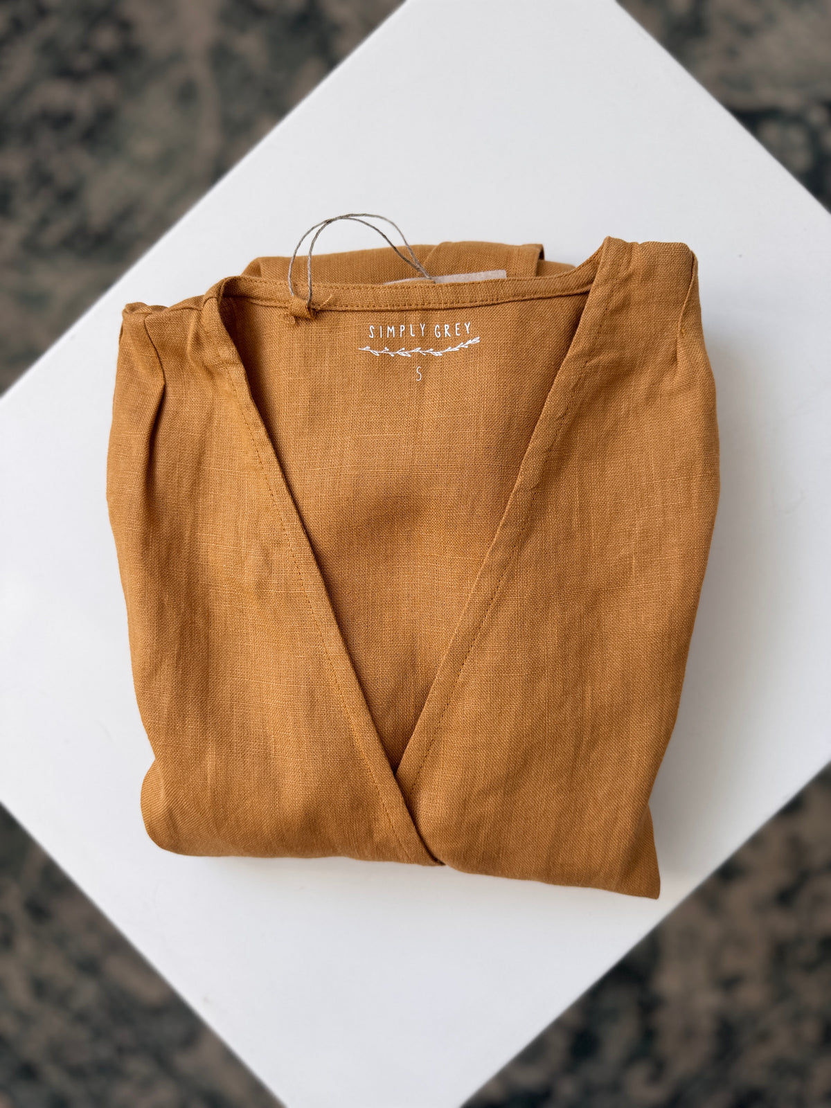 CLAIRE dress, ochre, S