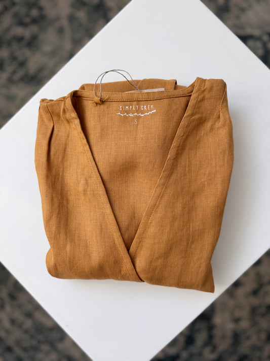 CLAIRE dress, ochre, S