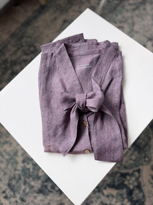 Women shirt Carol, purple melange L