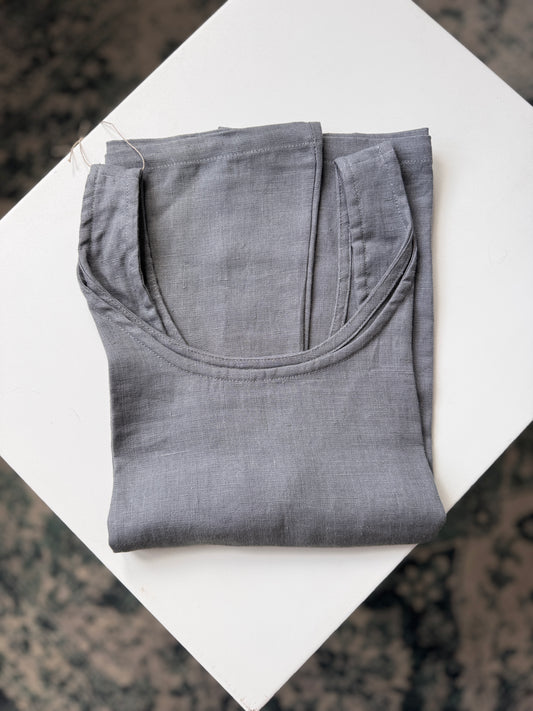 Nina top mild grey, L