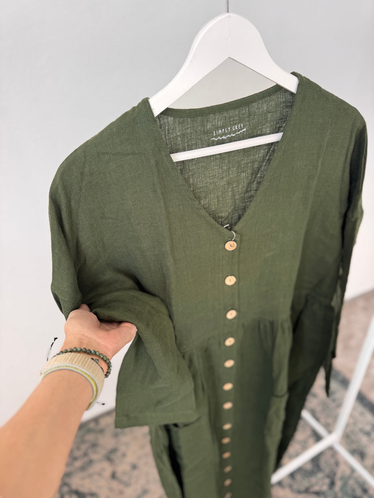 OVERSIZED V-neck long sleeve