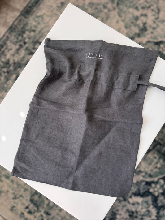Linen bread bag small 31 x 41 cm