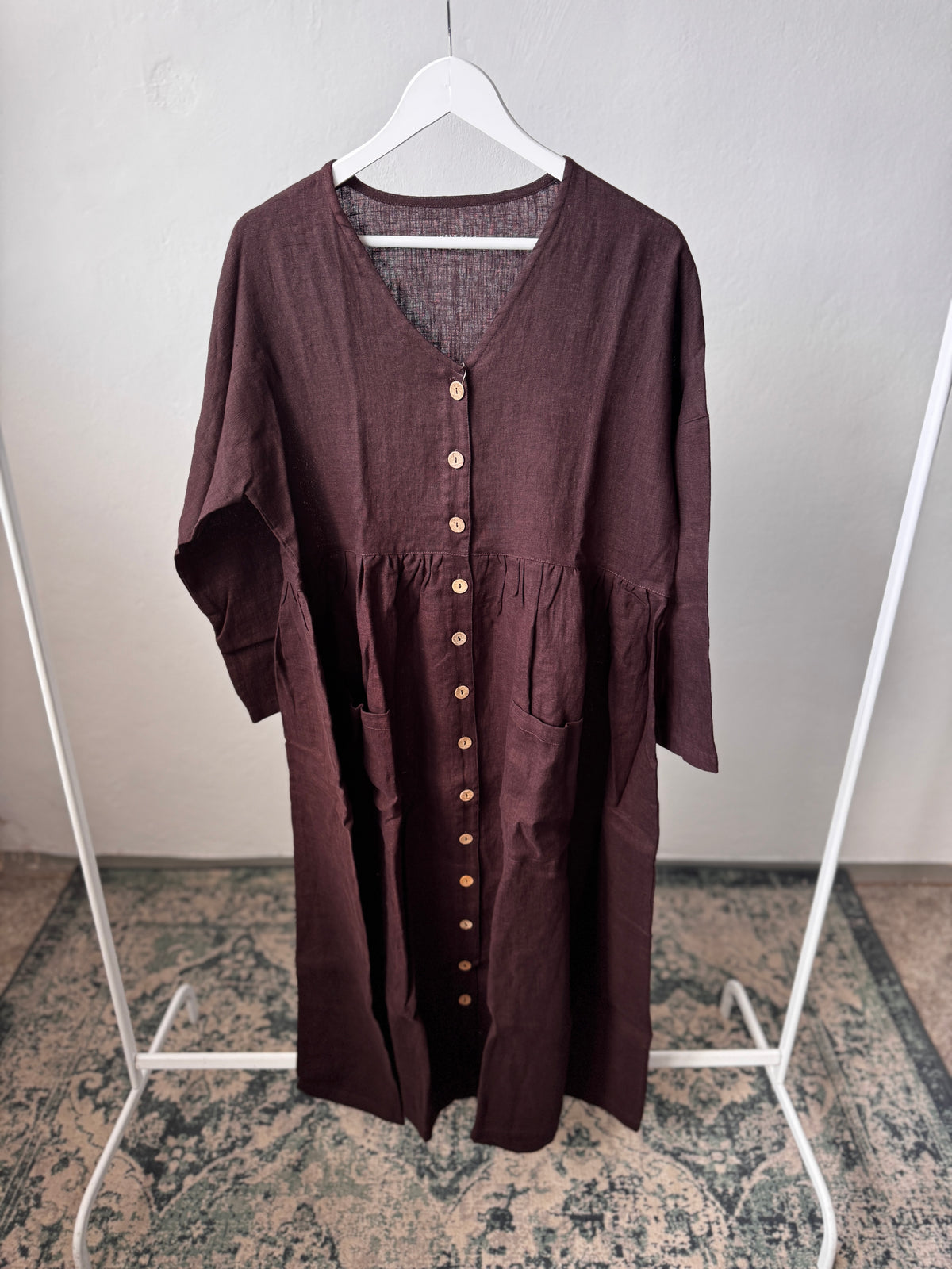 OVERSIZED V-neck long sleeve