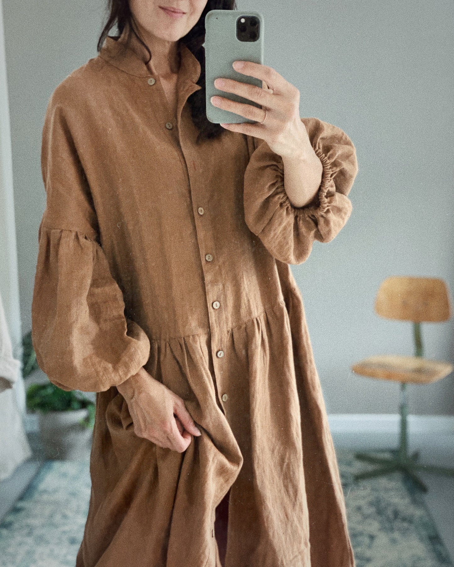 Women's linen dress MEGGIE