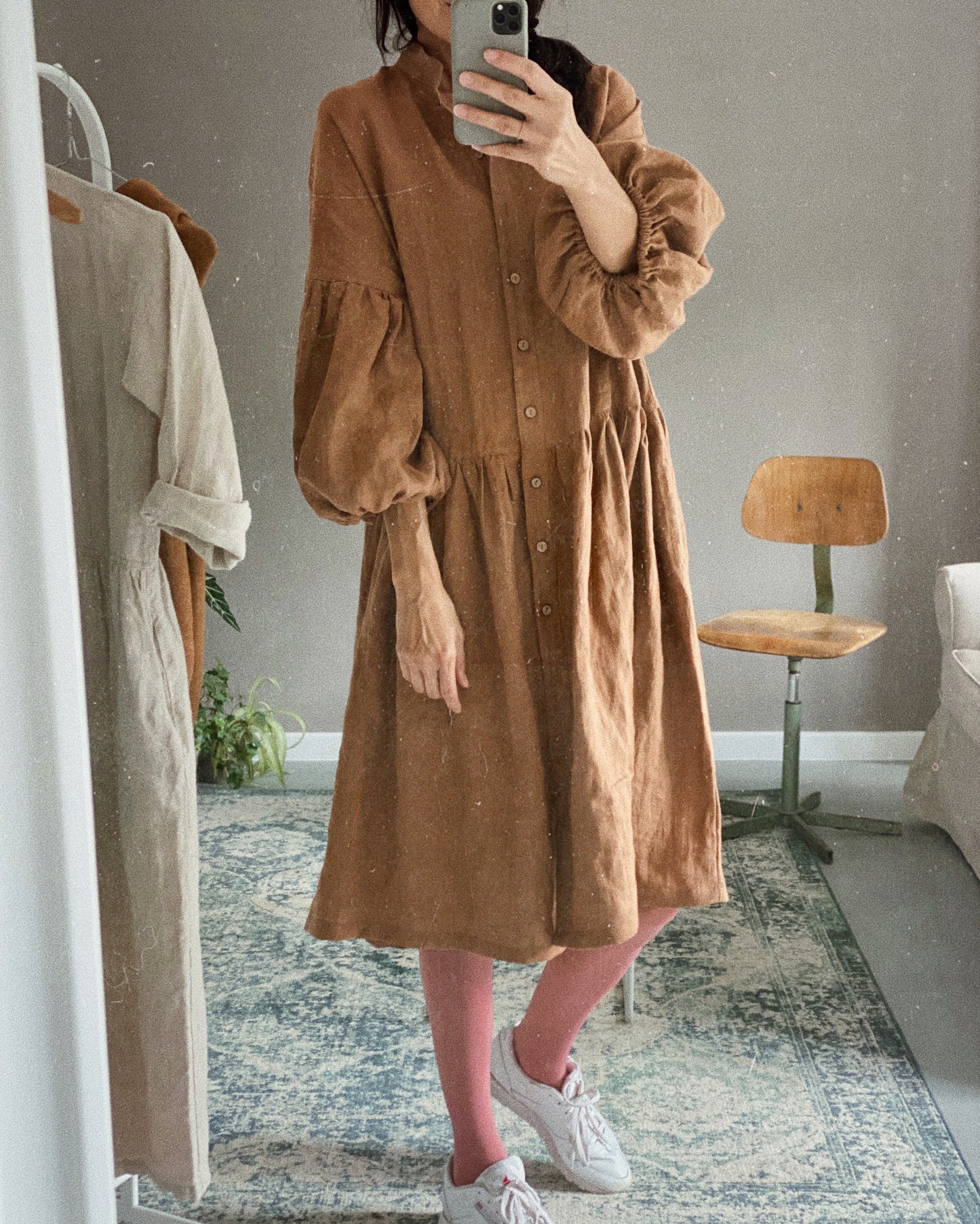 Women's linen dress MEGGIE