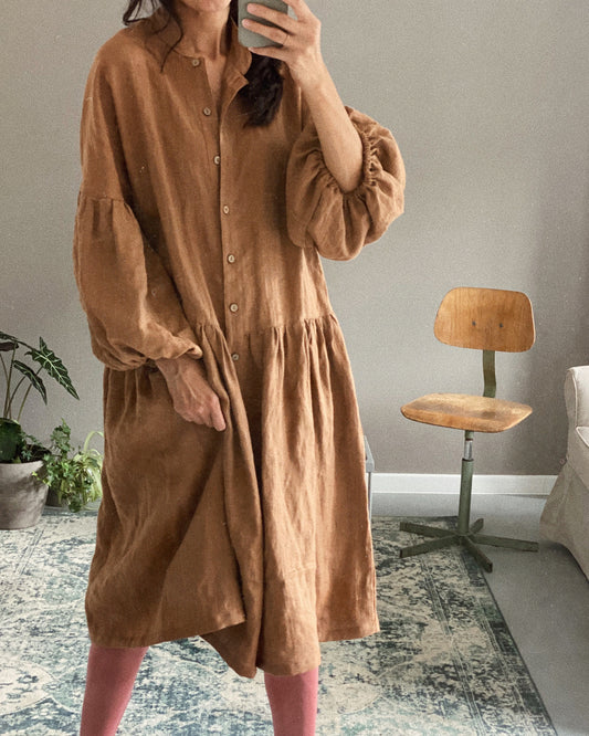 Women's linen dress MEGGIE