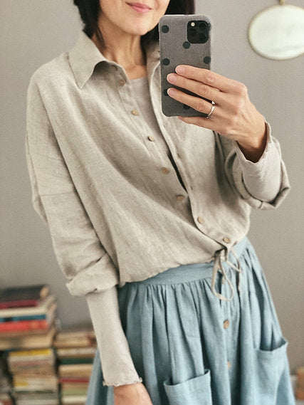 Women's linen top IVY