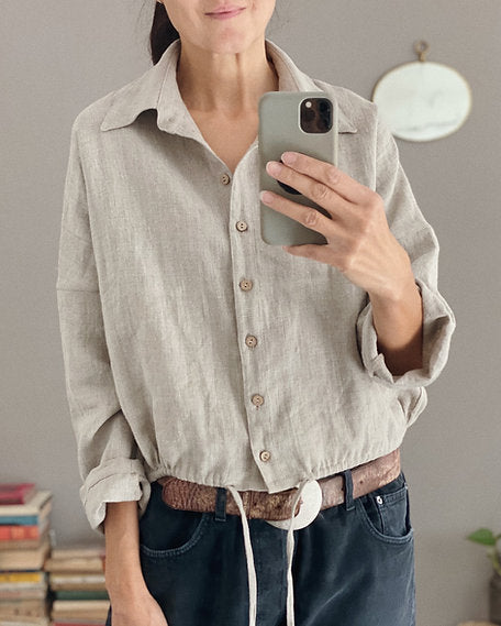 Women's linen top IVY