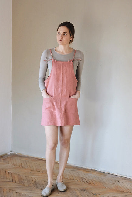 Women's linen mini dress MIA