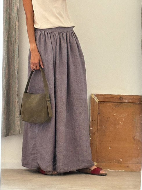 Women's linen skirt - altered length