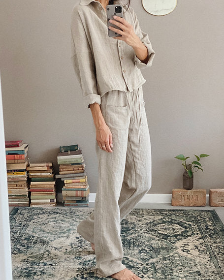 Women's linen top IVY