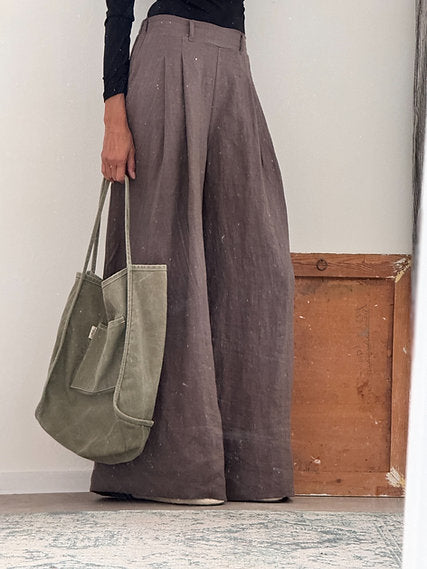 Women's linen pants / linen trousers VICTORIA