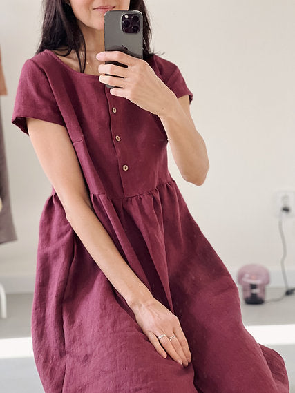 MUMMY dress short sleeve