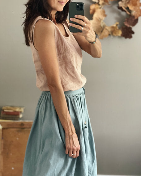 Linen tank top NINA