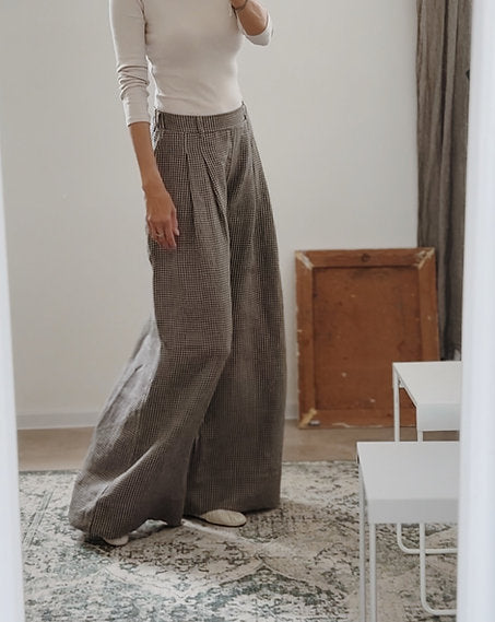 Women's linen pants / linen trousers VICTORIA