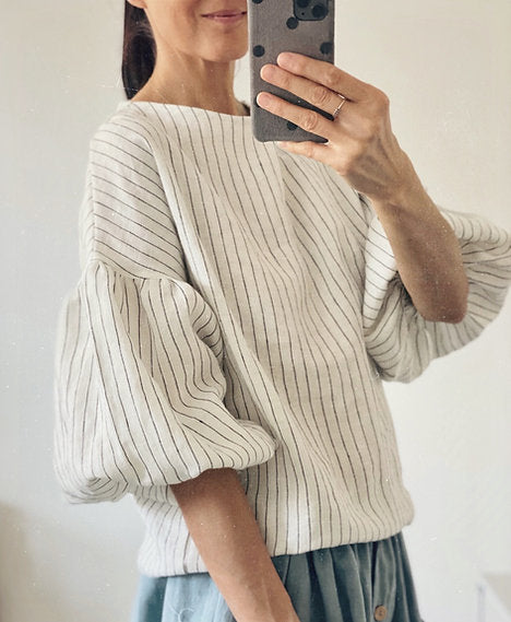 Women's linen top BELLA