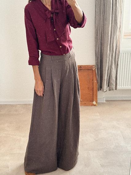 Women's linen top CAROL