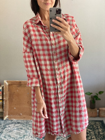 Women's linen dress AUDREY