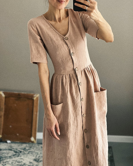 Luisa dress short sleeve