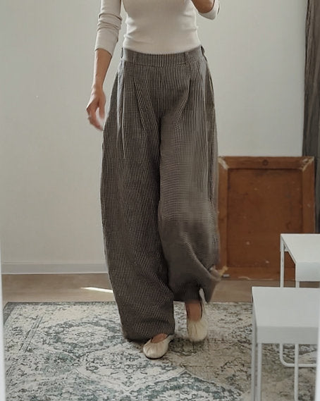 Women's linen pants / linen trousers VICTORIA