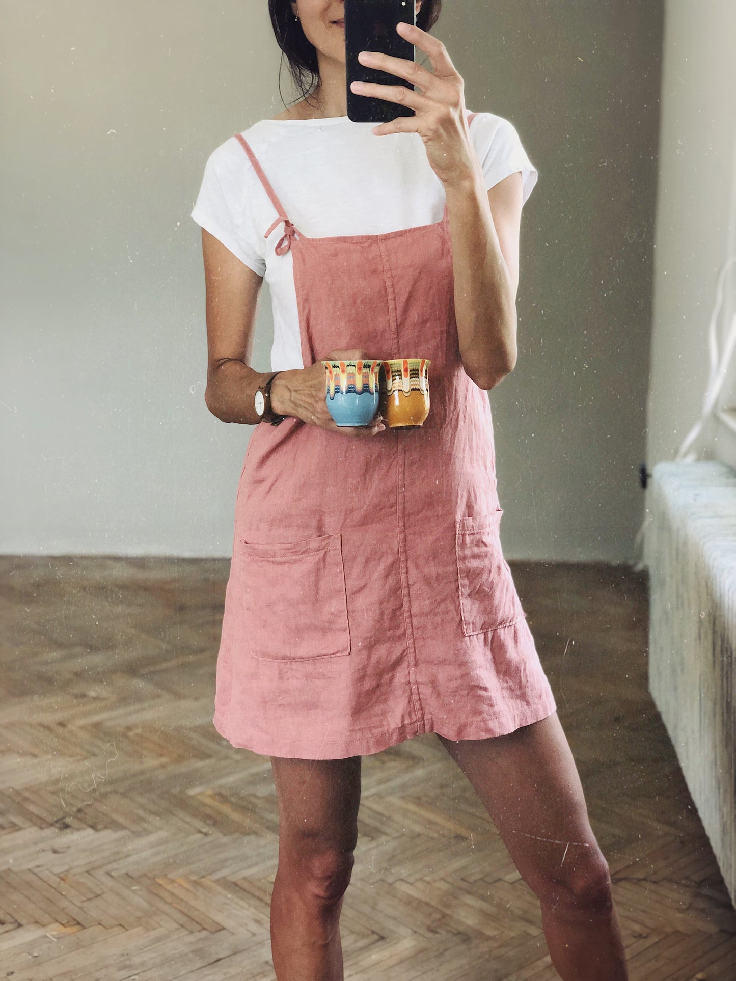 Women's linen mini dress MIA