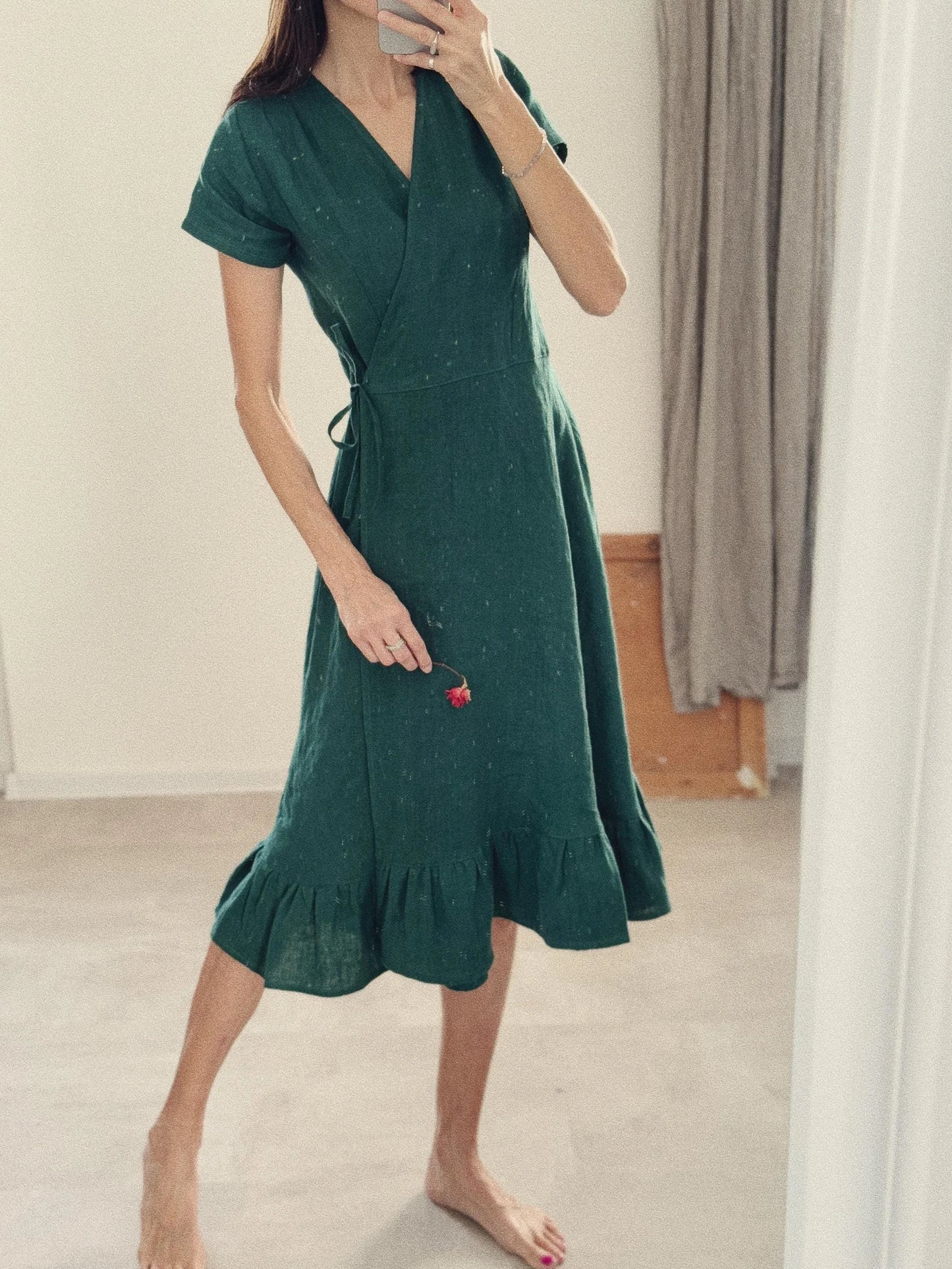Women's linen dress EVELYN