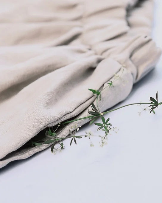 Kids linen shorts with pockets